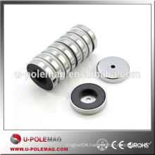 Ferrite POT Magnet D50x10mm with 6.5mm Hole